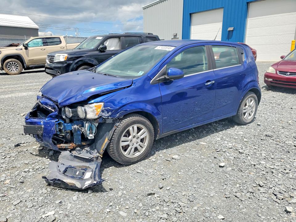 2013 Chevrolet SONIC VIN 1G1JC6EH6D4186891 COPART salvage auction — FRONT END, Ns - Cert Of Registration, sold $375 on 2026-07-09 (photo 1)