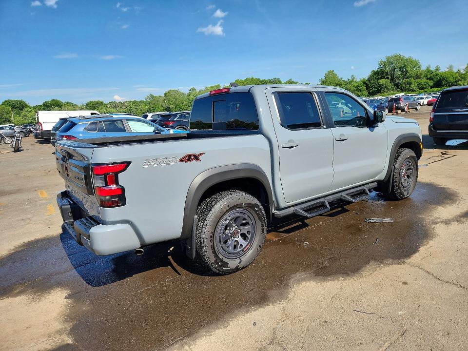 2025 Nissan Frontier VIN 1N6ED1EK1SN614102 COPART salvage auction — BURN, CT - CERT OF TITLE-SALVAGE, sold $10,200 on 2026-07-21 (photo 3)