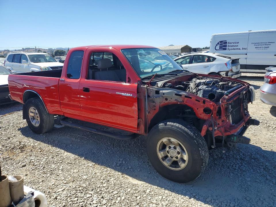 2000 Toyota Tacoma VIN 5TEWN72NXYZ706868 COPART salvage auction — FRONT END, CA - SALVAGE CERTIFICATE, sold $200 on 2026-07-21 (photo 4)