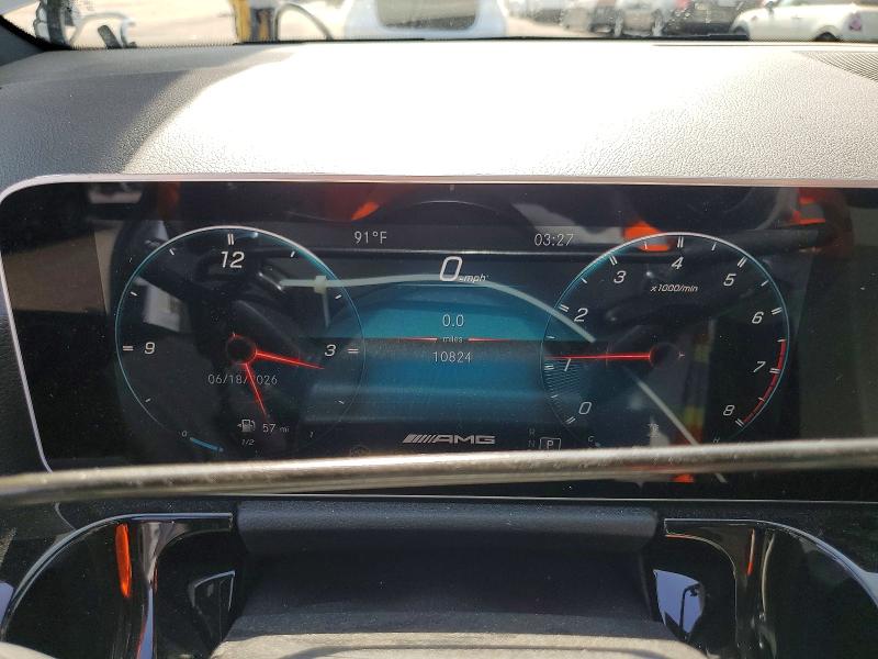 2021 Mercedes-benz Gla-klasse amg VIN W1N4N5BBXMJ264656 COPART salvage auction — REAR END, CA - SALVAGE CERTIFICATE, sold $12,900 on 2026-07-31 (photo 9)