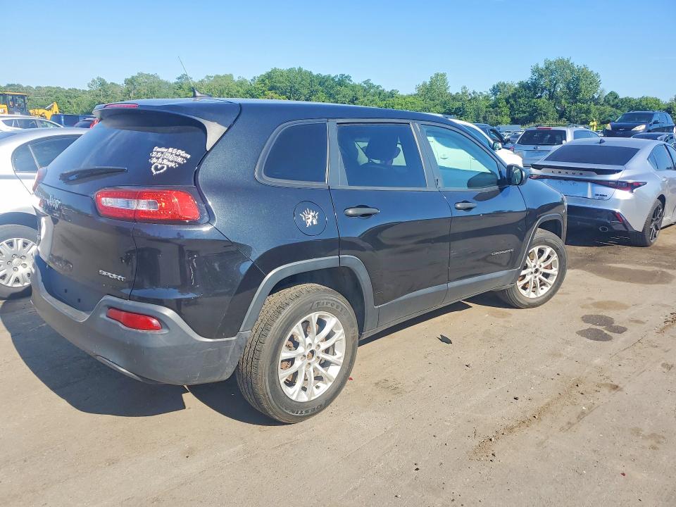 2014 Jeep VIN 1C4PJMAB7EW272990 COPART salvage auction — MINOR DENT/SCRATCHES, Ct - Certificate Of Title, sold $1,150 on 2026-07-31 (photo 3)