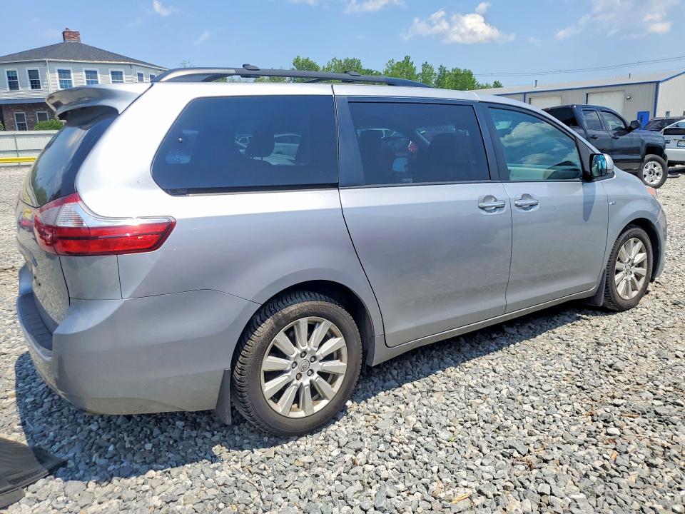 2017 Toyota Sienna VIN 5TDDZ3DCXHS181159 COPART salvage auction — MINOR DENT/SCRATCHES, Ma - Certificate Of Title, sold $5,500 on 2026-07-08 (photo 3)
