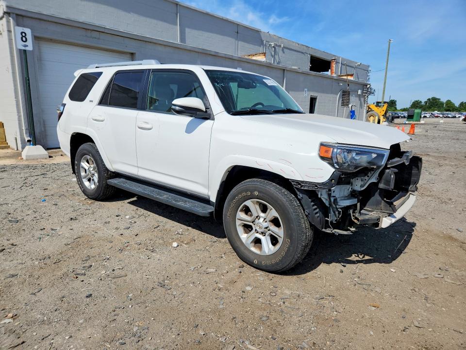 2018 Toyota 4runner VIN JTEBU5JRXJ5504904 COPART salvage auction — FRONT END, Va - Cert Of Title - Salvage, sold $12,600 on 2026-07-15 (photo 4)
