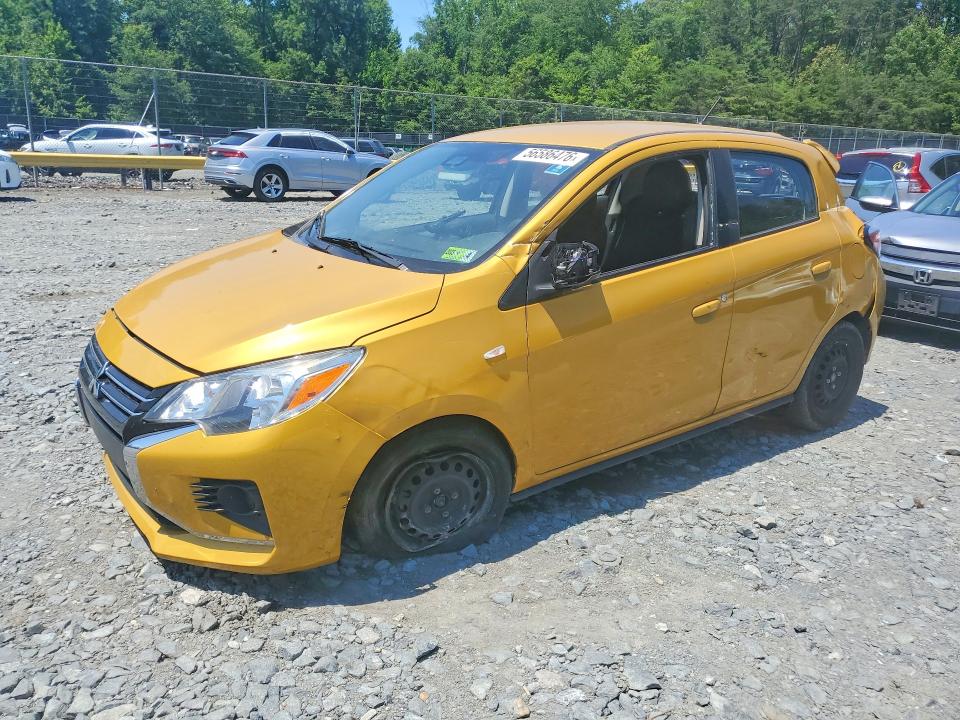 2021 Mitsubishi VIN ML32AUHJ3MH002619 COPART salvage auction — SIDE, Md - Cert Of Salvage > 75% Damage, sold $1,400 on 2026-07-17 (photo 1)