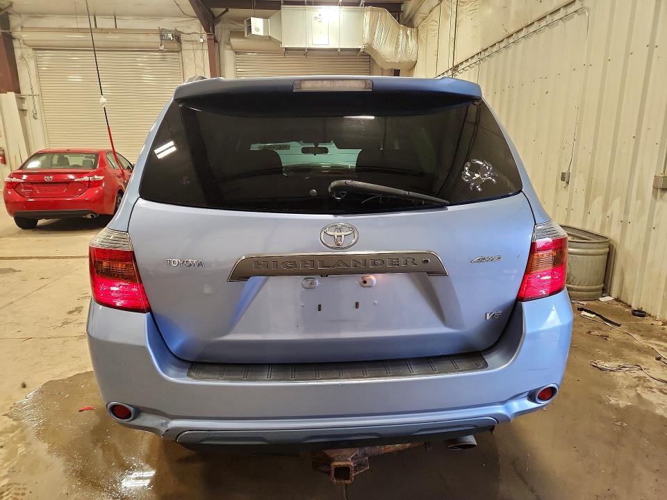 2008 Toyota Highlander VIN JTEES43A182090413 COPART salvage auction — HAIL, WI - CERTIFICATE OF TITLE, sold $925 on 2026-07-13 (photo 6)