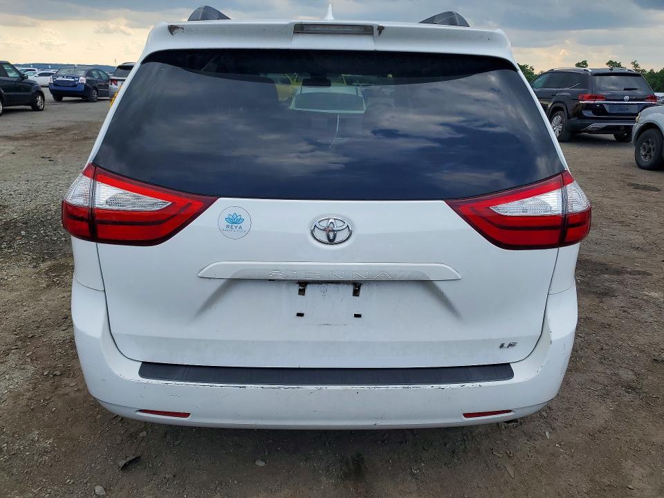 2018 Toyota Sienna VIN 5TDKZ3DC4JS905246 COPART salvage auction — MECHANICAL, Pa - Certificate Of Salvage, sold $225 on 2026-07-24 (photo 6)