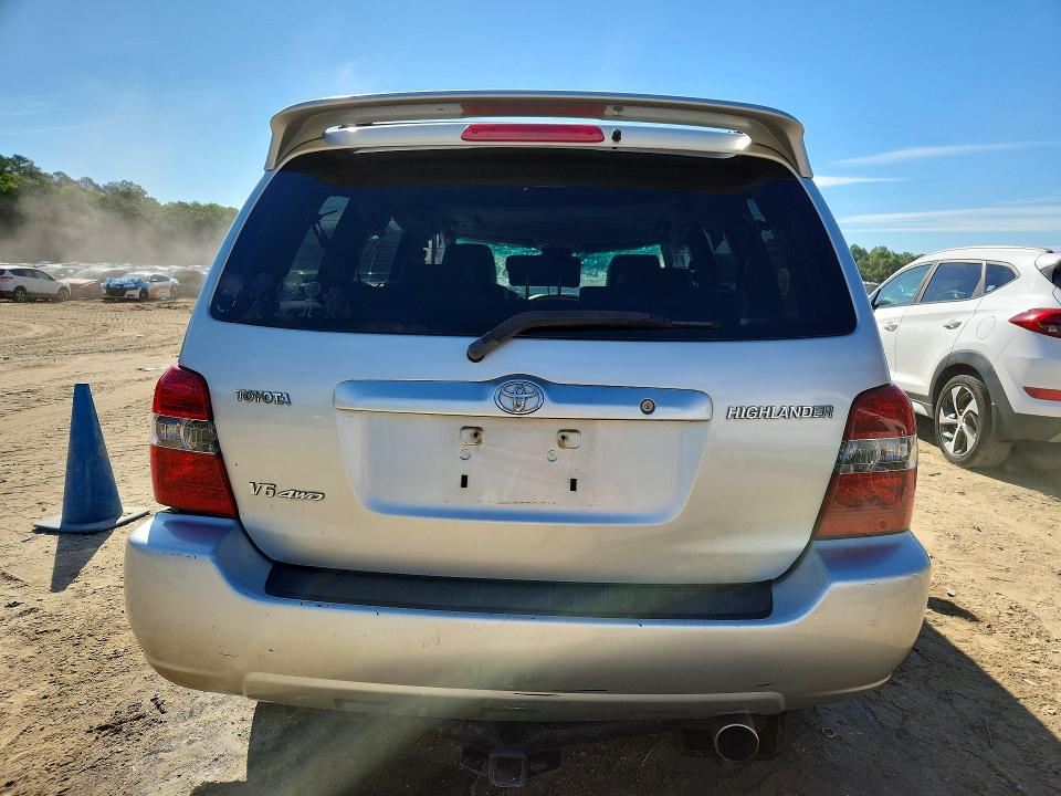 2005 Toyota Highlander VIN JTEEP21A850114156 COPART salvage auction — ROLLOVER, De - Salvage Certificate, sold $625 on 2026-07-28 (photo 6)