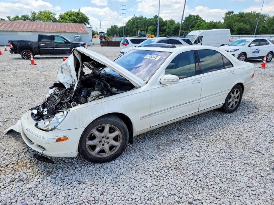 2003 Mercedes-benz S class VIN WDBNG83J23A338193 COPART salvage auction — FRONT END, Oh - Cert Of Title-Salvage, sold $500 on 2026-07-07 (photo 1)