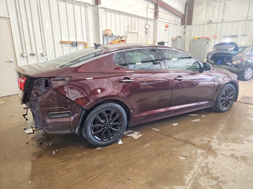2015 Kia Optima VIN 5XXGN4A70FG455568 COPART salvage auction — REAR END, Wi - Certificate Of Title, sold $425 on 2026-07-27 (photo 3)