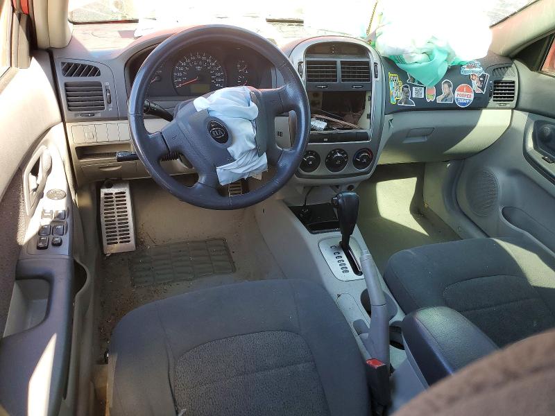 2005 Kia Spectra VIN KNAFE161455116908 COPART salvage auction — FRONT END, Wa - Bill Of Sale, sold $350 on 2026-07-02 (photo 8)