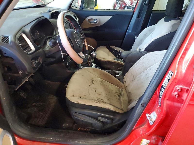 2015 Jeep Renegade VIN ZACCJBBHXFPC34805 COPART salvage auction — NORMAL WEAR, Ny - Cert Of Title-Parts Only, sold $500 on 2026-07-27 (photo 7)