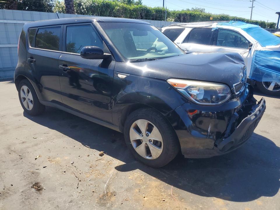 2014 Kia Soul VIN KNDJN2A25E7111479 COPART salvage auction — FRONT END, Ca - Salvage Certificate, sold $525 on 2026-07-14 (photo 4)