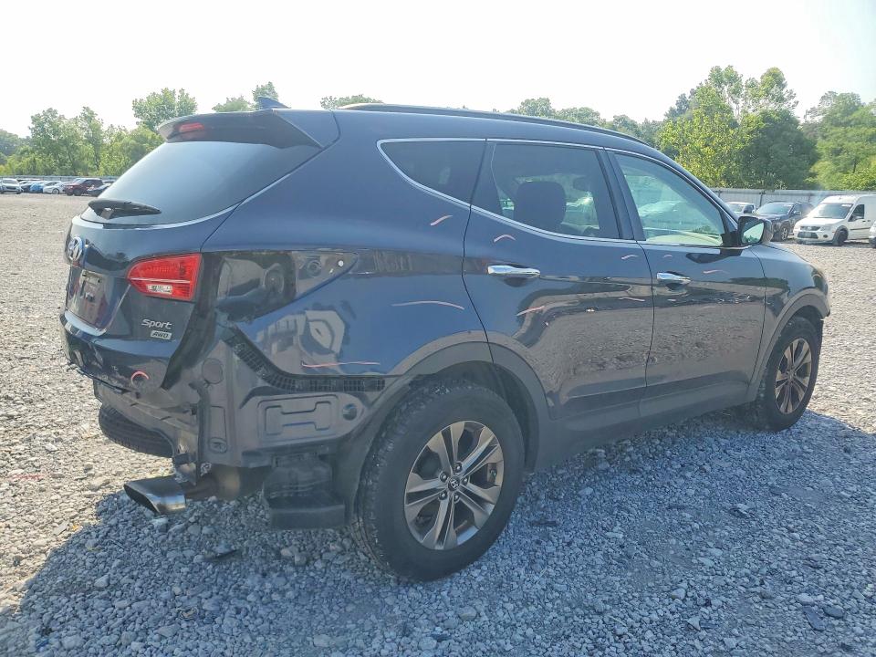 2014 Hyundai Santa fe VIN 5XYZUDLB5EG227850 COPART salvage auction — REAR END, OH - CERT OF TITLE-SALVAGE (P), sold $1,550 on 2026-07-24 (photo 3)