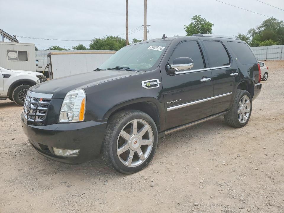2012 Cadillac Escalade hybrid VIN 1GYS4EEJ1CR249655 — COPART salvage auction photo