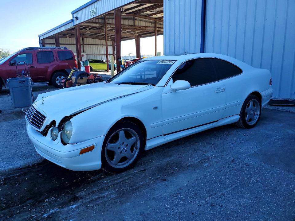 1999 Mercedes-benz Clk-class VIN WDBLJ70G4XF100267 COPART salvage auction — FRONT END, FL - CERT OF TITLE SLVG REBUILDABLE, sold $275 on 2026-07-17 (photo 1)