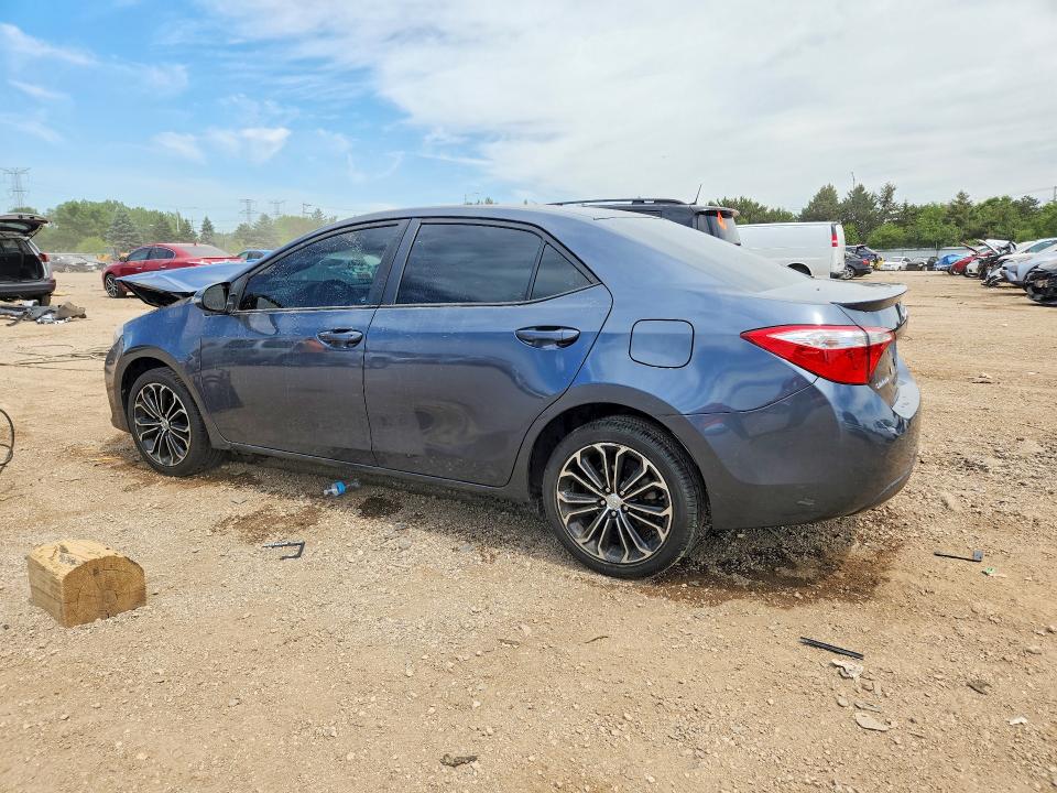 2016 Toyota Corolla VIN 5YFBURHE0GP548517 COPART salvage auction — FRONT END, Il - Salvage Certificate, sold $2,050 on 2026-07-14 (photo 2)