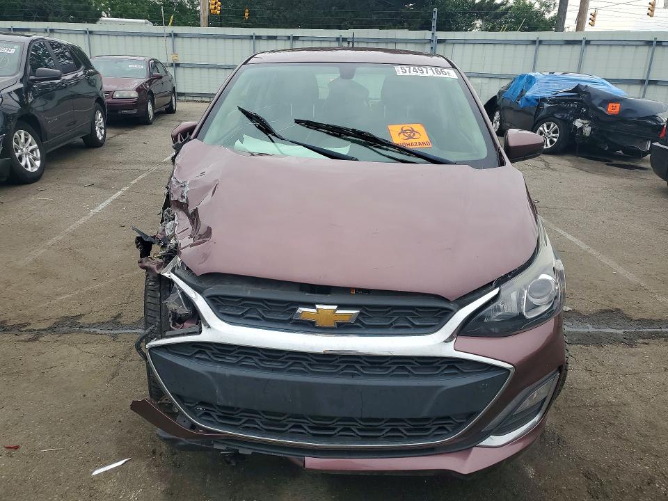 2019 Chevrolet VIN KL8CD6SA8KC742327 COPART salvage auction — FRONT END, Oh - Cert Of Title-Salvage, sold $300 on 2026-07-15 (photo 5)