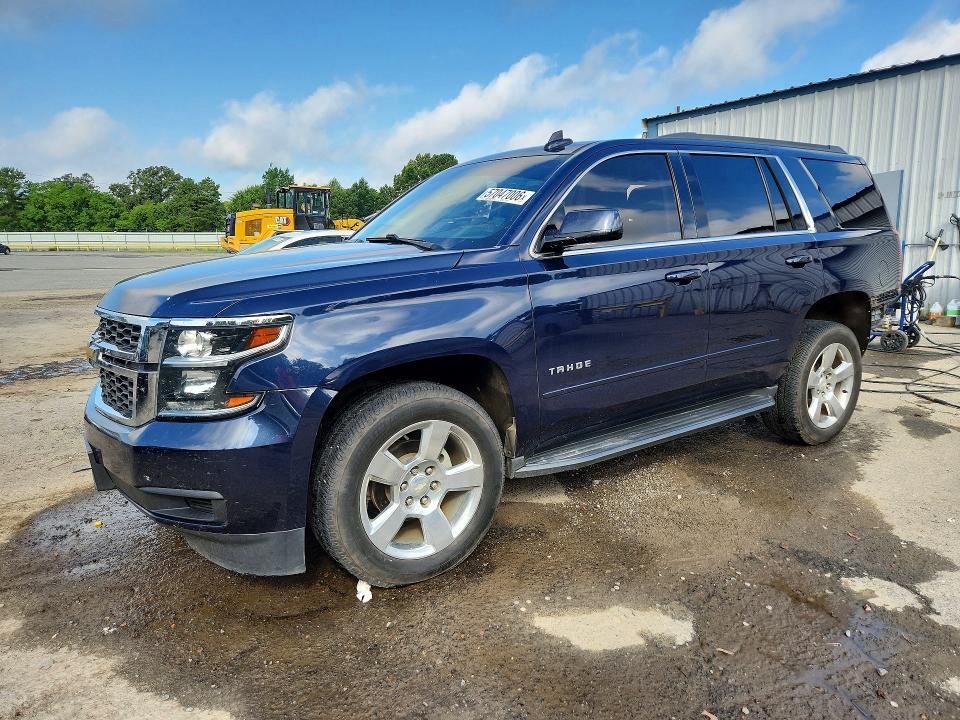 2018 Chevrolet Tahoe VIN 1GNSCAKCXJR199561 COPART salvage auction — REAR END, La - Cert Of Title-Salvage, sold $6,400 on 2026-07-02 (photo 1)