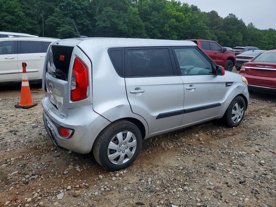 2013 Kia Soul VIN KNDJT2A59D7526111 COPART salvage auction — REAR END, Ga - Cert Of Title-Salvage, sold $600 on 2026-07-24 (photo 3)