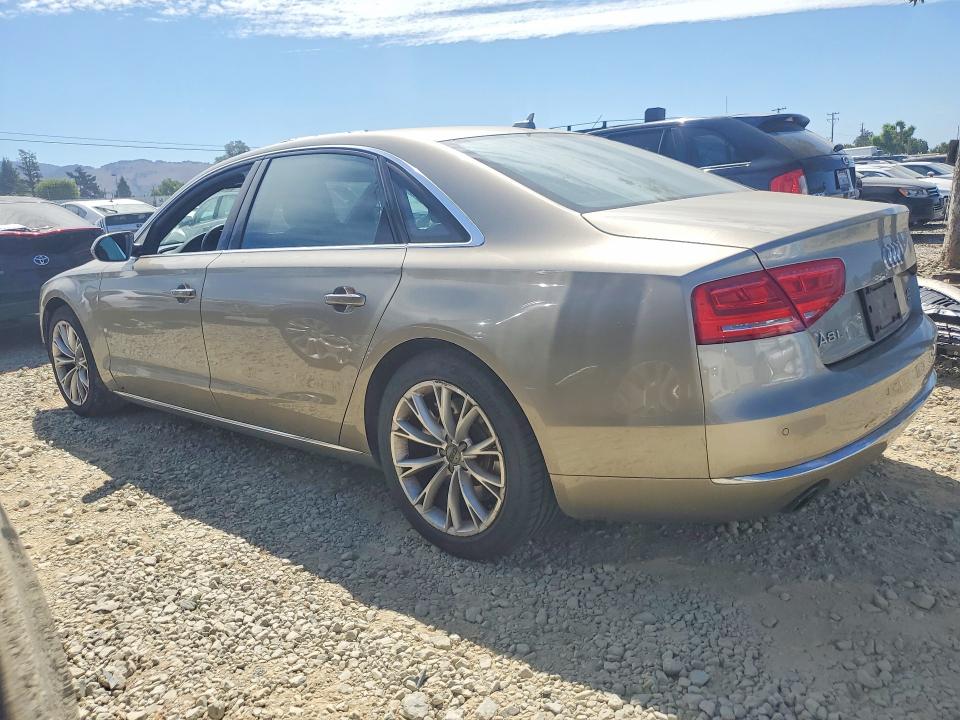 2012 Audi A8 VIN WAURVAFD8CN004231 COPART salvage auction — FRONT END, Ca - Salvage Certificate, sold $1,100 on 2026-07-07 (photo 2)
