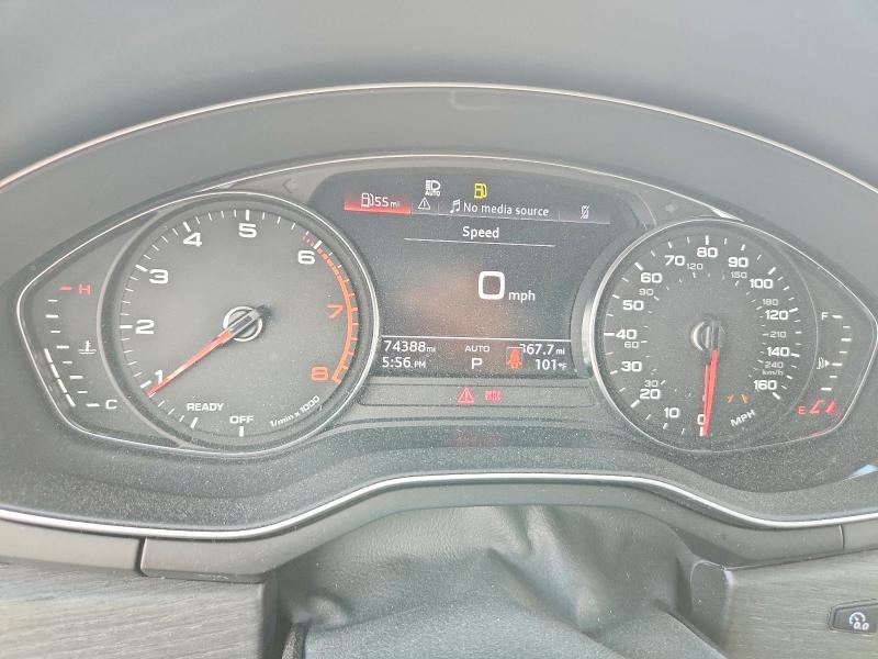 2022 Audi A5 VIN WAUDACF54NA008829 COPART salvage auction — FRONT END, Tx - Salvage Vehicle Title, sold $7,800 on 2026-07-24 (photo 9)