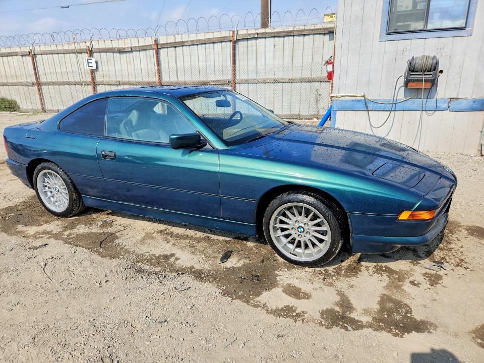 1992 BMW 850 VIN WBAEG2318NCB74213 COPART salvage auction — MINOR DENT/SCRATCHES, CA - DIS/DLR/EXP ONLY CLEAN TITLE (P), sold $14,500 on 2026-07-13 (photo 4)