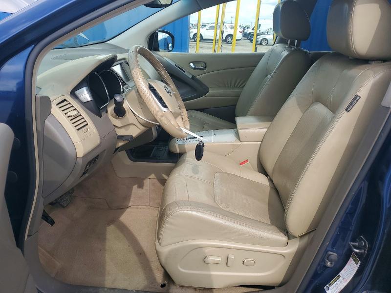 2010 Nissan Murano VIN JN8AZ1MW9AW104939 COPART salvage auction — REAR END, In - Cert Of Title-Salvage Title, sold $250 on 2026-07-17 (photo 7)