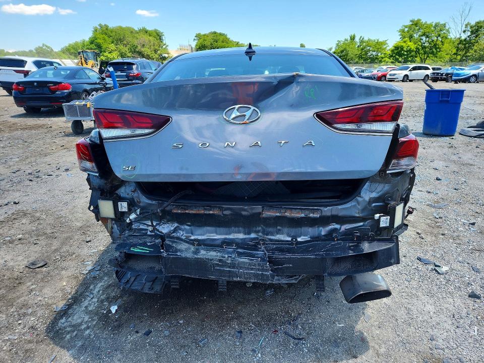 2019 Hyundai Sonata VIN 5NPE24AF7KH790154 COPART salvage auction — REAR END, Md - Cert Of Salvage > 75% Damage, sold $2,100 on 2026-07-02 (photo 6)