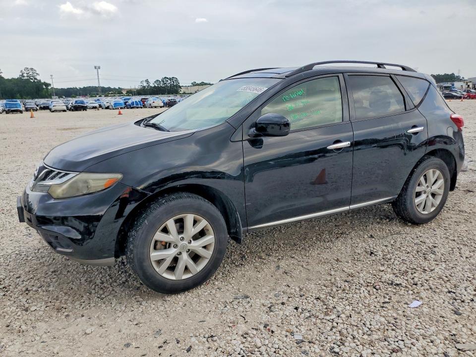 2013 Nissan Murano VIN JN8AZ1MU6DW205097 COPART salvage auction — REAR END, Tx - Salvage Vehicle Title, sold $850 on 2026-07-17 (photo 1)