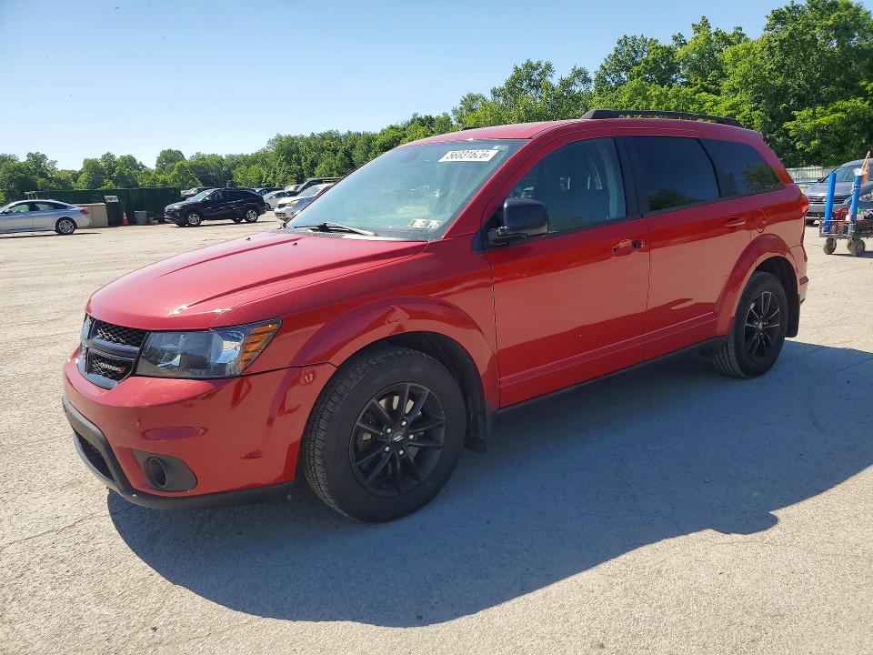 2019 Dodge Journey VIN 3C4PDCBB4KT861187 COPART salvage auction — ENGINE BURN, PA - CERTIFICATE OF SALVAGE, sold $100 on 2026-07-23 (photo 1)