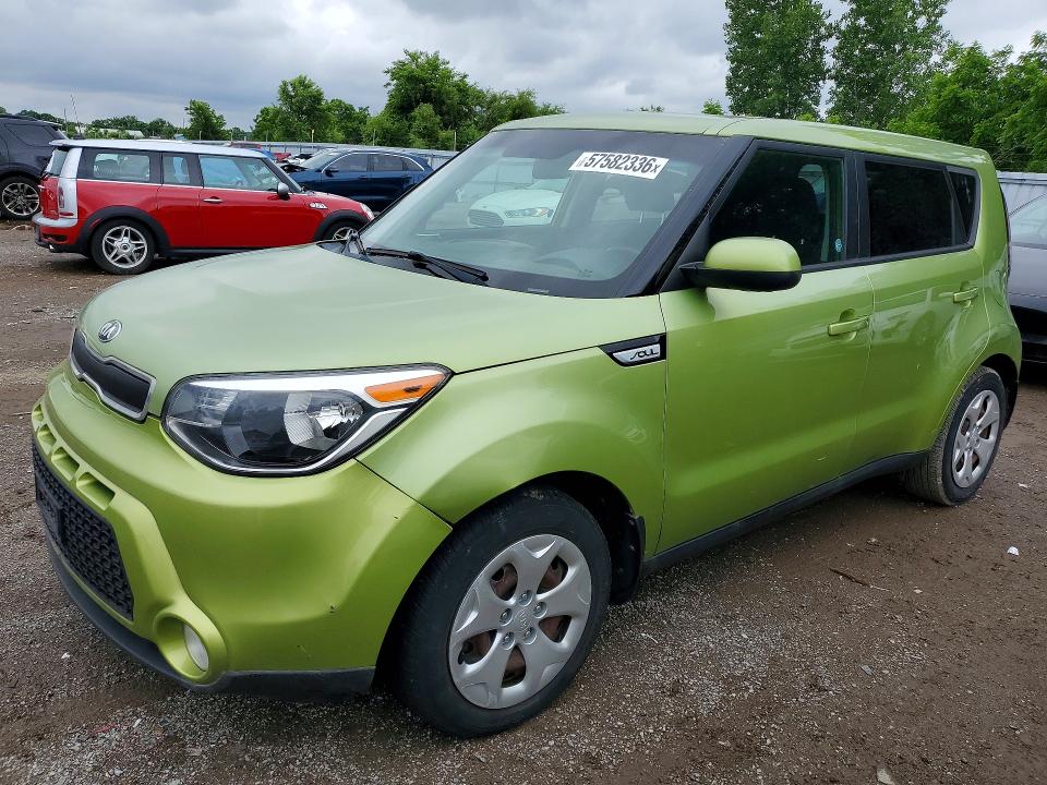 2016 Kia VIN KNDJN2A23G7819717 COPART salvage auction — MECHANICAL, On - Permit No Brand - Unfit, sold $1,500 on 2026-07-16 (photo 1)