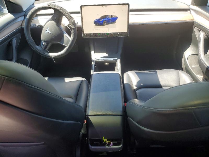 2023 Tesla Model 3 VIN 5YJ3E1EA9PF677632 COPART salvage auction — SIDE, Nv - Salvage Title, sold $8,200 on 2026-07-15 (photo 8)