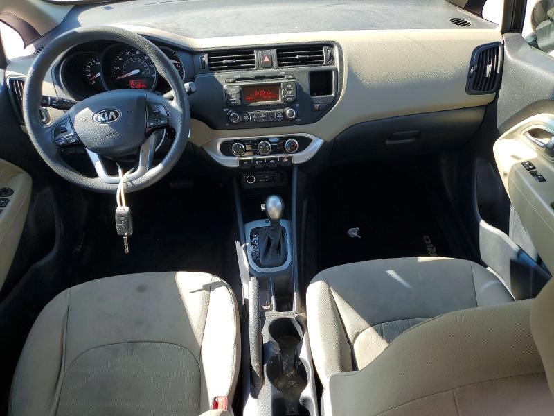 2015 Kia Rio VIN KNADM4A35F6487219 COPART salvage auction — REAR END, Or - Salvage Title, sold $375 on 2026-07-09 (photo 8)
