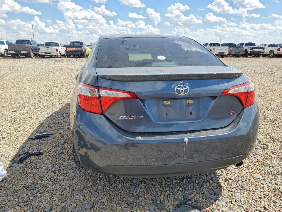 2016 Toyota Corolla VIN 5YFBURHE2GP511484 COPART salvage auction — FRONT END, Tx - Salvage Vehicle Title, sold $1,950 on 2026-07-14 (photo 6)