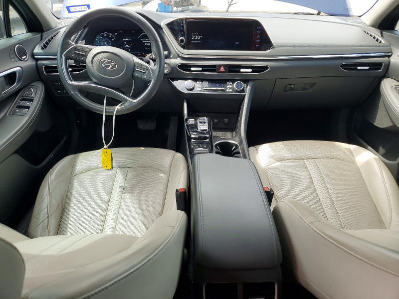 2021 Hyundai Sonata VIN 5NPEH4J26MH069953 COPART salvage auction — WATER/FLOOD, Tx - Salvage Title-Flood Damage, sold $6,100 on 2026-07-22 (photo 8)