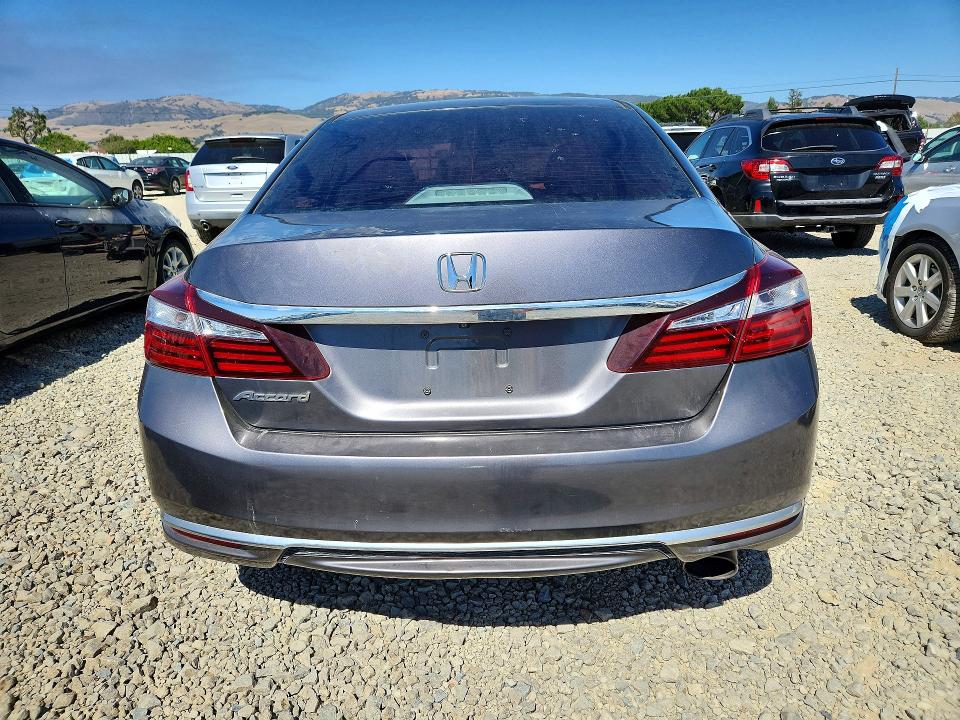 2017 Honda VIN 1HGCR2F34HA256360 COPART salvage auction — FRONT END, Ca - Salvage Certificate, sold $925 on 2026-07-04 (photo 6)