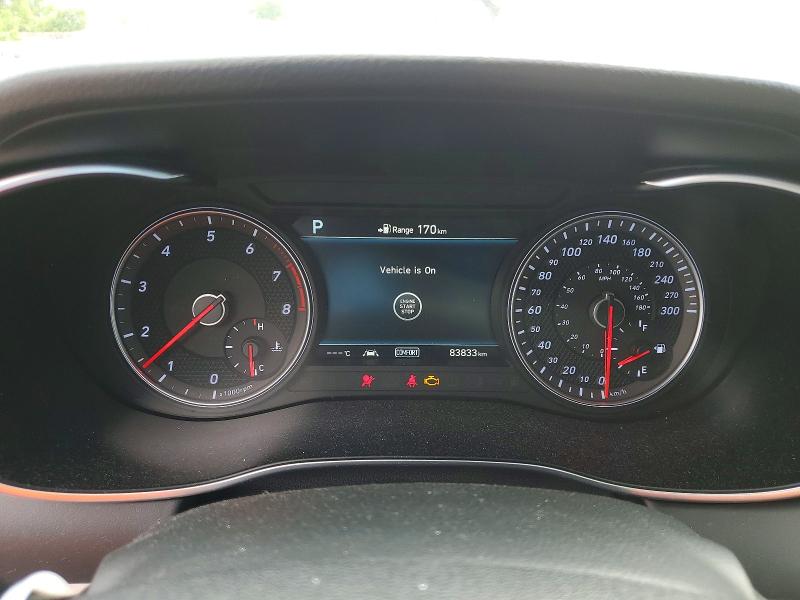 2019 Genesis G70 VIN KMTG54LE1KU010788 COPART salvage auction — FRONT END, On - Permit Salvage, sold $4,650 on 2026-07-16 (photo 9)