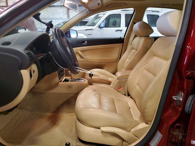 2002 Volkswagen Passat VIN WVWPD63B92P304957 COPART salvage auction — FRONT END, Mi - Certificate Of Title, sold $325 on 2026-07-31 (photo 7)