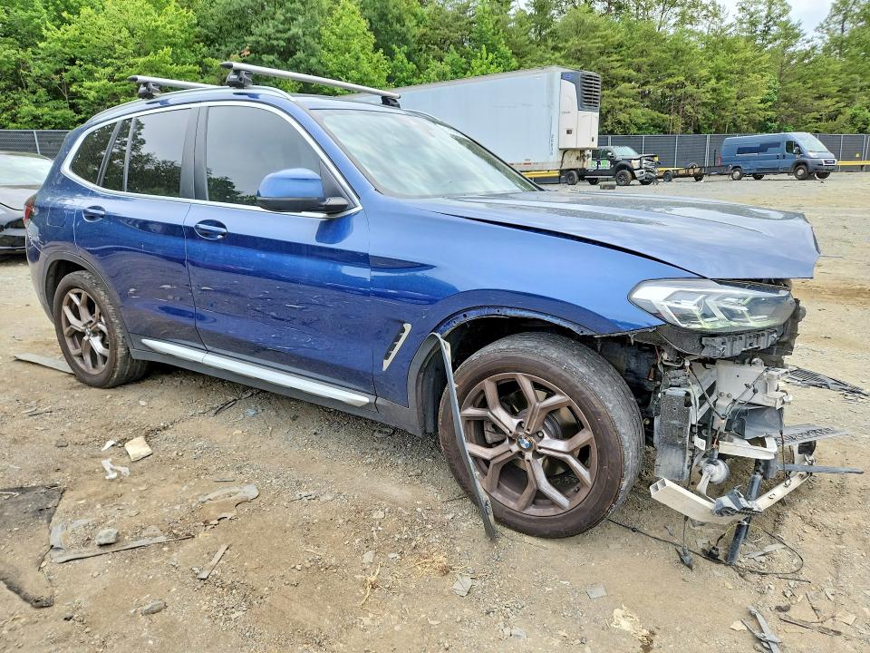 2022 BMW VIN 5UX53DP06N9M98572 COPART salvage auction — FRONT END, Md - Cert Of Salvage > 75% Damage, sold $11,000 on 2026-07-28 (photo 4)