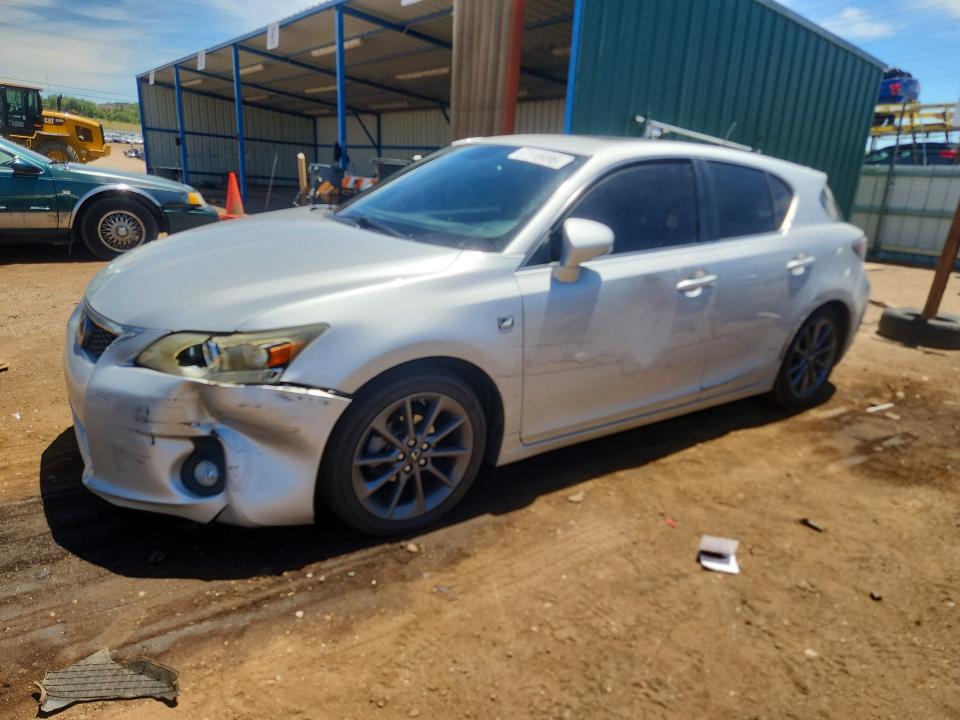 2012 Lexus Ct VIN JTHKD5BH7C2074889 COPART salvage auction — FRONT END, CO - SALVAGE TITLE, sold $2,500 on 2026-07-27 (photo 1)