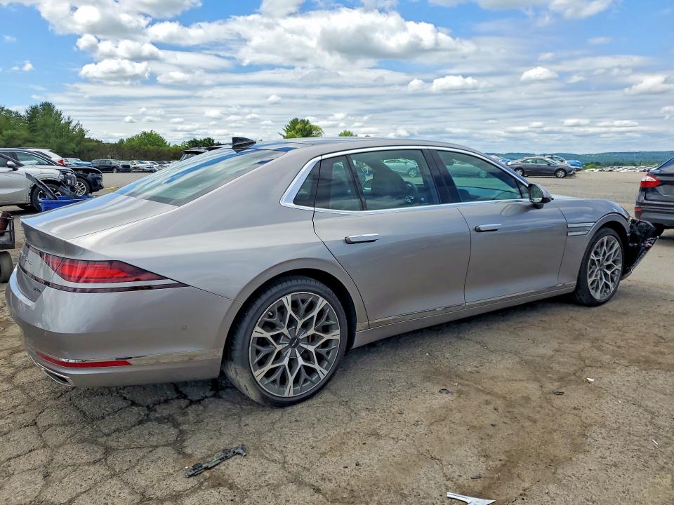 2023 Genesis G90 VIN KMTFC4SD9PU031566 COPART salvage auction — FRONT END, Pa - Certificate Of Salvage, sold $25,250 on 2026-07-02 (photo 3)