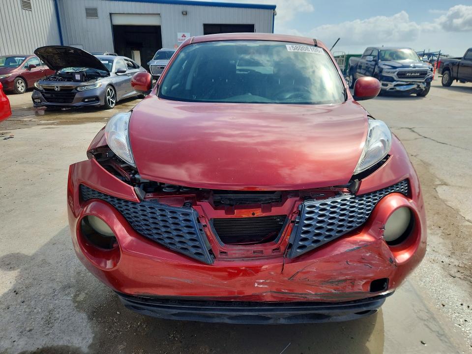 2011 Nissan Juke VIN JN8AF5MRXBT023218 COPART salvage auction — FRONT END, La - Cert Of Title-Salvage, sold $1,950 on 2026-07-29 (photo 5)