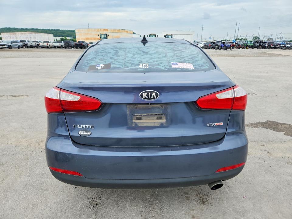 2016 Kia Forte VIN KNAFZ4A87G5489695 COPART salvage auction — FRONT END, OK - CERT OF TITLE-SALVAGE, sold $1,200 on 2026-07-17 (photo 6)