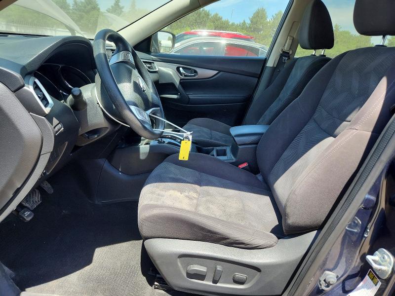 2016 Nissan Rogue VIN KNMAT2MV4GP700134 COPART salvage auction — REAR END, Il - Salvage Certificate, sold $2,000 on 2026-07-16 (photo 7)