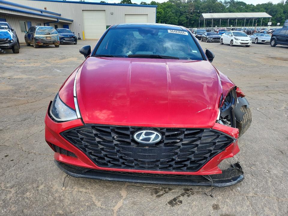 2021 Hyundai Sonata VIN 5NPEJ4J27MH133065 COPART salvage auction — FRONT END, Ga - Cert Of Title-Salvage, sold $3,200 on 2026-07-10 (photo 5)