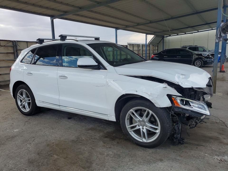2017 Audi Q5 VIN WA1C2AFP7HA078163 COPART salvage auction — FRONT END, TX - SALVAGE VEHICLE TITLE, sold $2,700 on 2026-07-24 (photo 4)