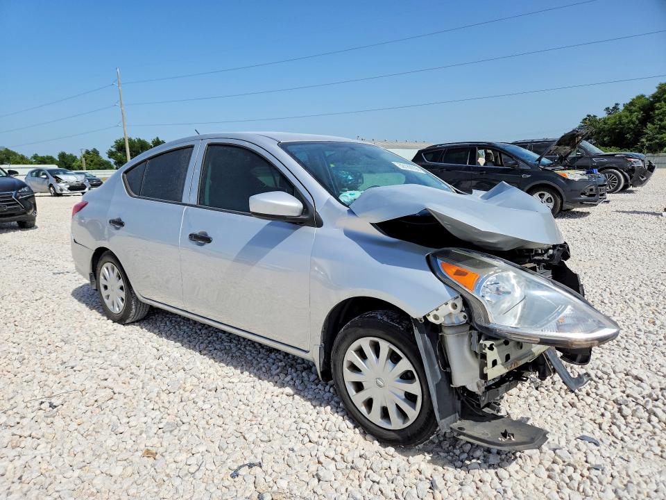 2019 Nissan Versa VIN 3N1CN7AP2KL821094 COPART salvage auction — FRONT END, Tx - Salvage Vehicle Title, sold $1,300 on 2026-07-09 (photo 4)