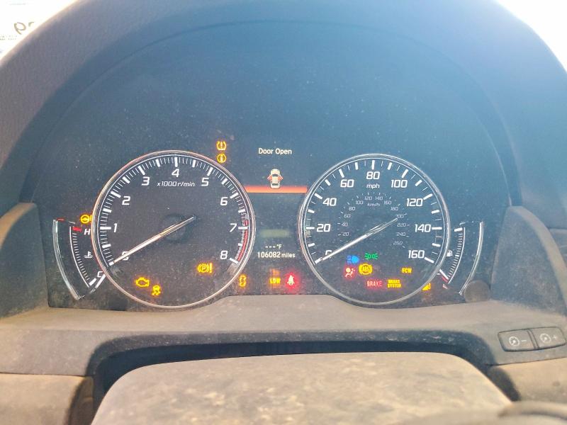 2014 Acura RLX VIN JH4KC1F36EC002394 COPART salvage auction — FRONT END, Az - Cert Of Title - Salvage, sold $875 on 2026-07-09 (photo 9)