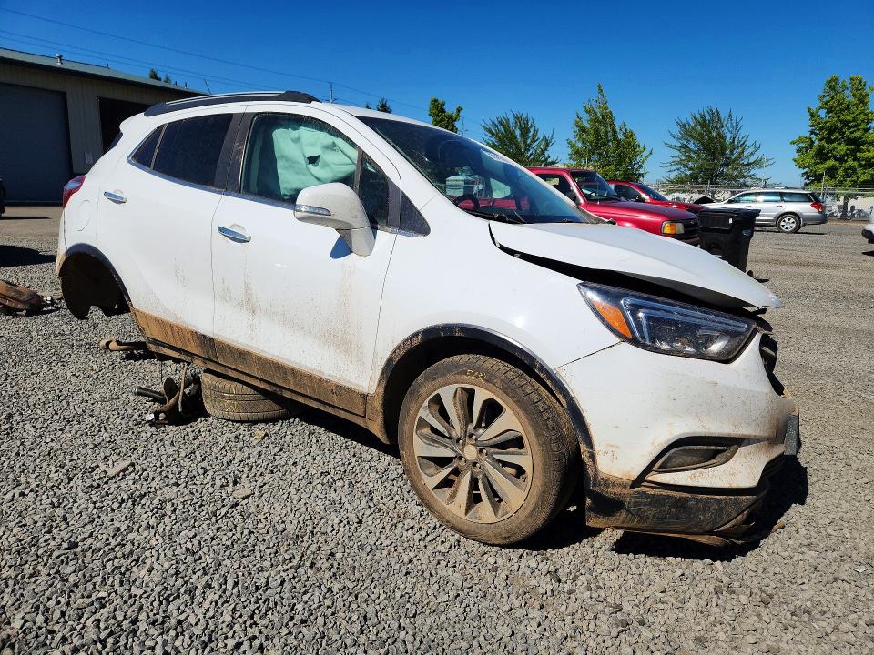 2019 Buick Encore VIN KL4CJCSMXKB760725 COPART salvage auction — FRONT END, Or - Salvage Title Certificate, sold $200 on 2026-07-28 (photo 4)