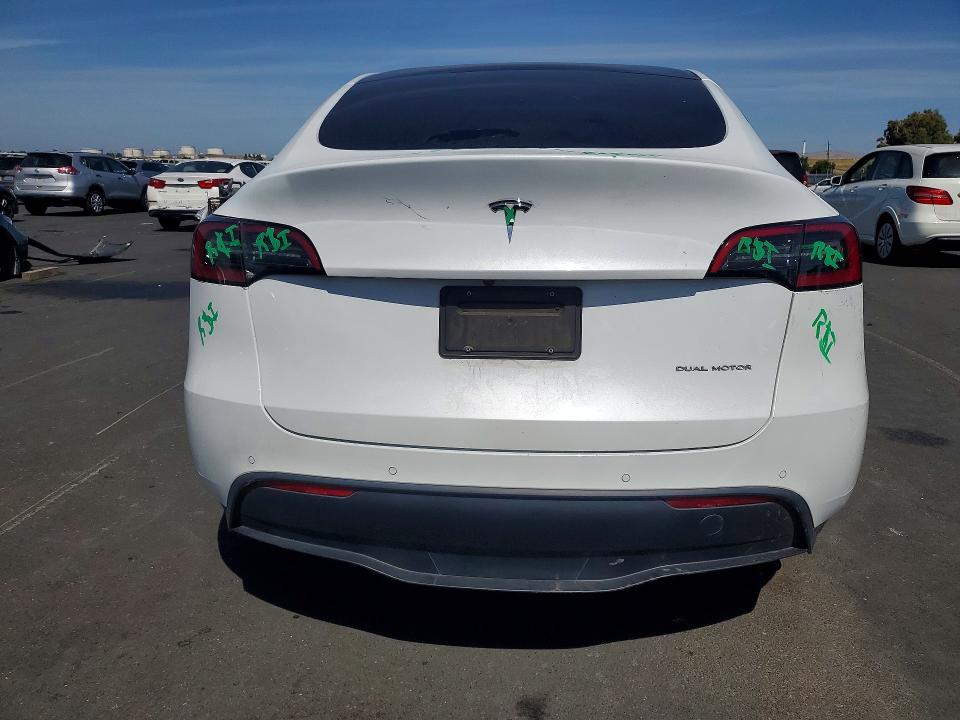 2022 Tesla VIN 7SAYGDEE4NF434864 COPART salvage auction — FRONT END, Ca - Salvage Certificate, sold $9,700 on 2026-07-15 (photo 6)